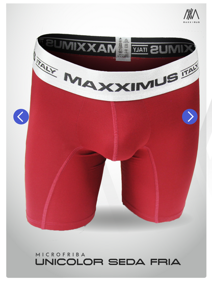 Pack x6 Boxer Microfibra Lycra Unicolor + REGALO!🎁
