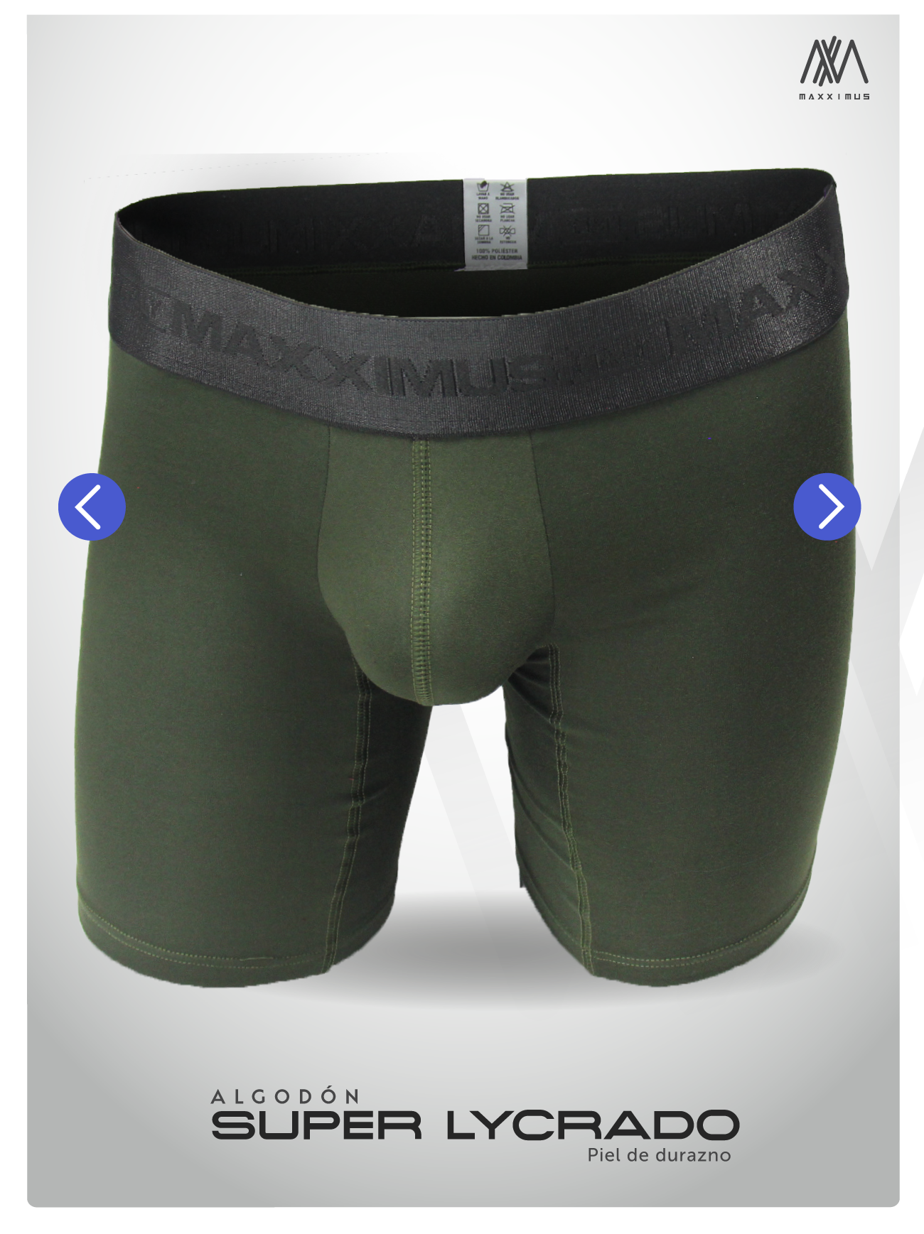 6  Boxer Algodón Lycra + 6 Pares de Medias!🎁