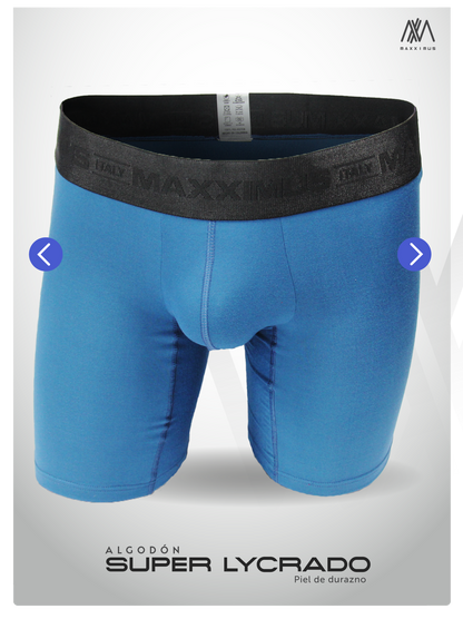 6  Boxer Algodón Lycra + 6 Pares de Medias!🎁