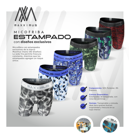 6 BOXER MAXXIMUS + REGALO! RE