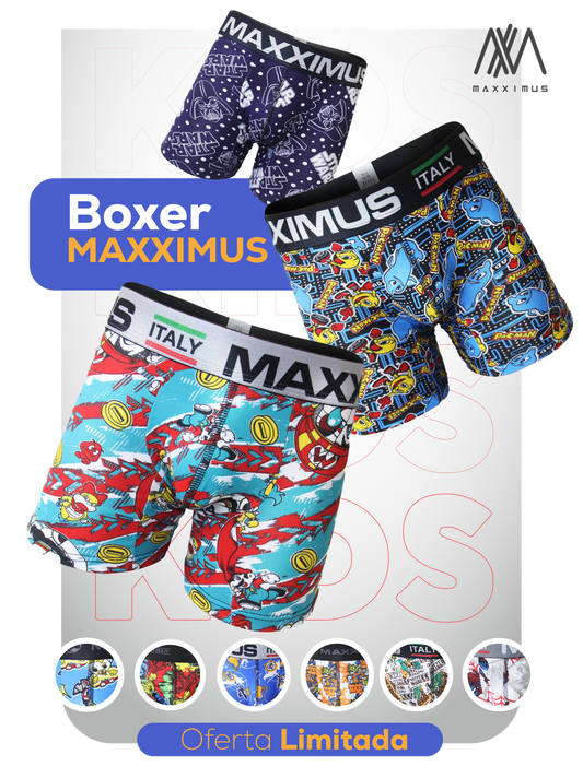 Boxer Niño Algodón premium PACK X6